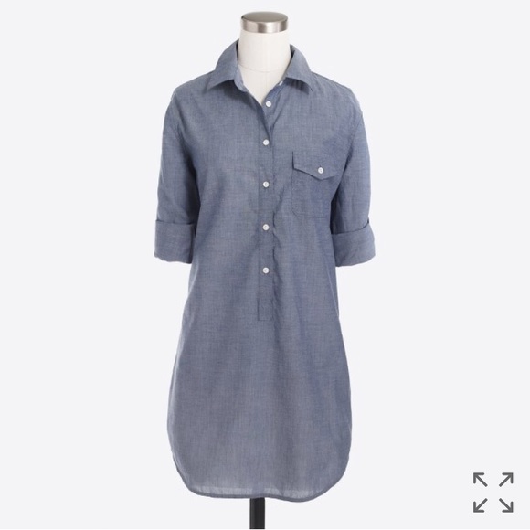 J. Crew Tops - NWT J.crew popover denim tunic